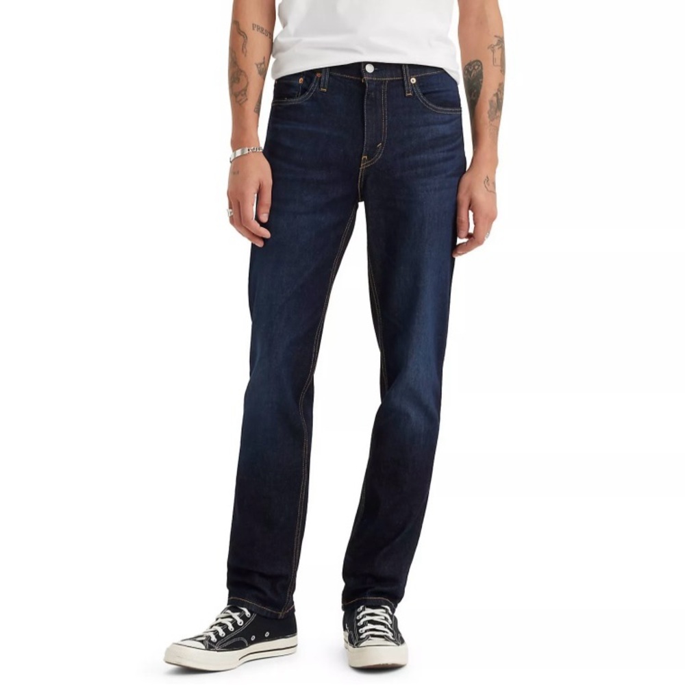 Levi's 511 Men’s Slim Fit Flex Jeans Size 29 x 32 Dark Wash Blue Denim